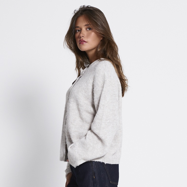 Knit cardigan "Alva" Light Beige